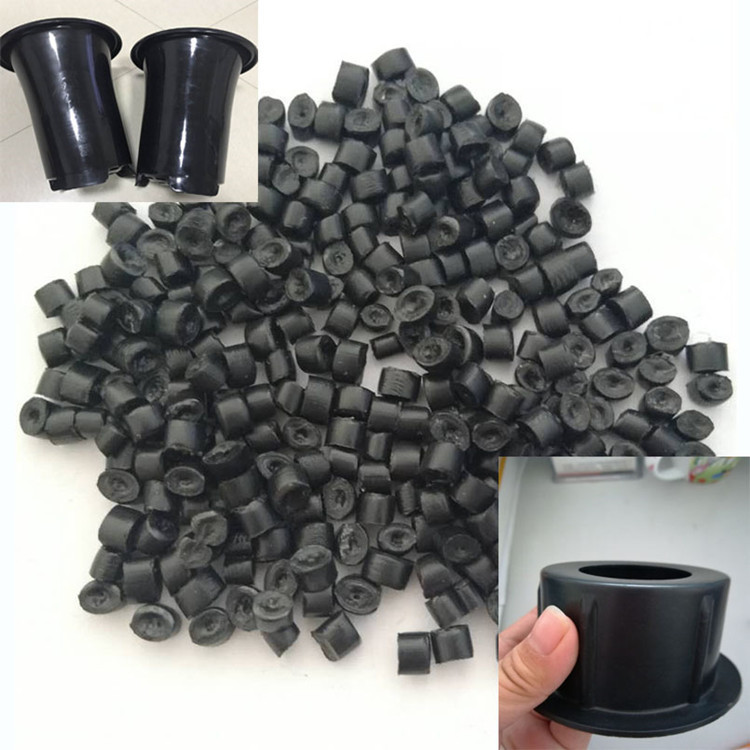 批发PP再生塑料颗粒 黑色pp再生料高拉力注塑颗粒子长期供应