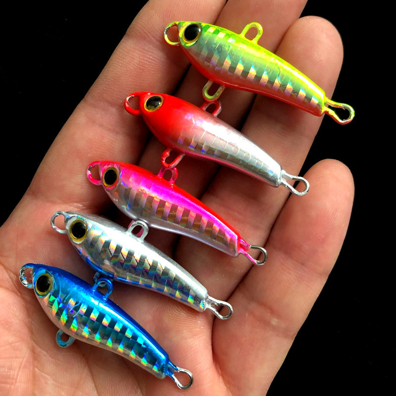 Wanya metal VIb Plus lentejuelas abalorios Luya cebo largo tiro vibración agua dulce universal falso cebo bajo especial matar