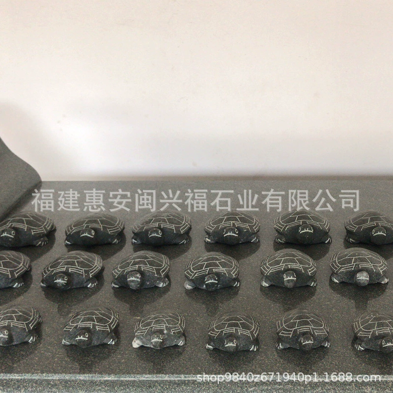 Huian stone in-stock stone turtle green stone turtle stone carving small stone turtle feng shui stone home decor wholesale