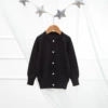 18088 shell buckle cardigan black