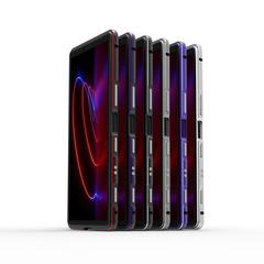 Sony Xperia 1/X1 ii/10 2nd Gen Metal Frame Phone Case Cover with Aurora Lock Screws Compatible