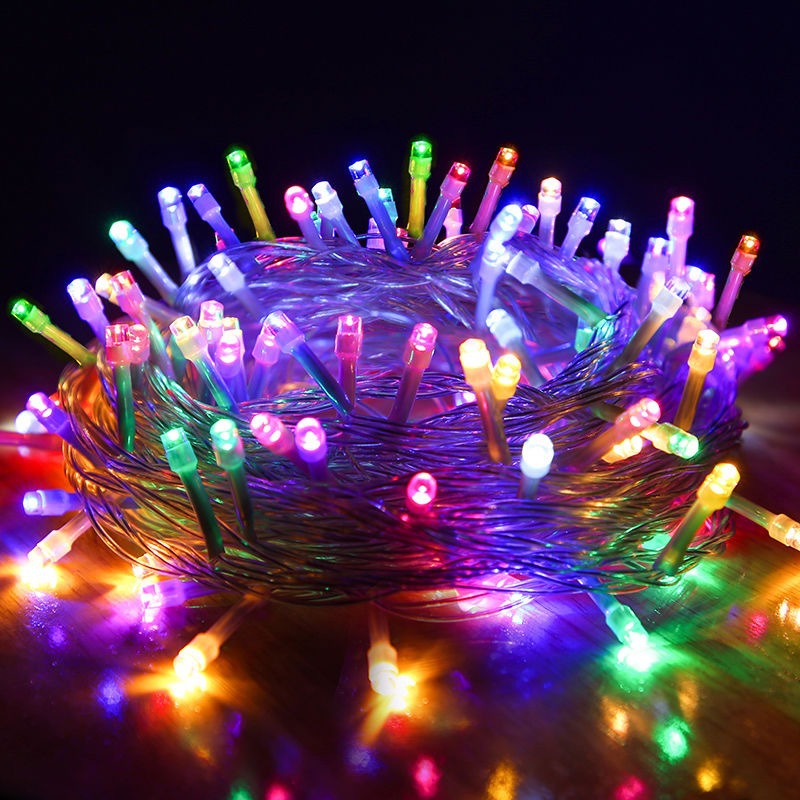 Creative gypsophila LED string lights battery box color string lights wedding Christmas holiday outdoor LED decorative string lights