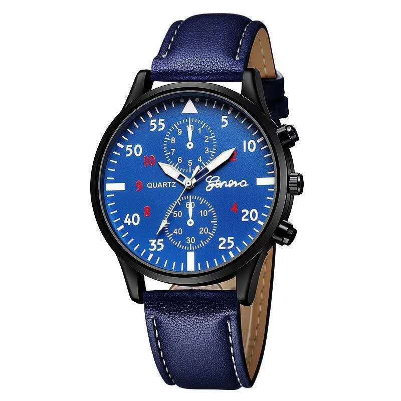 Relógio de pulso masculino de quartzo atmosférico Genebra novo_voghion.com