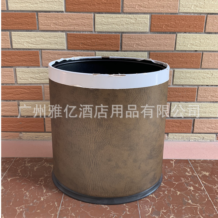ホテル用丸型二層式ゴミ箱 直投式 蓋なし 10L 客室用ゴミ箱 オフィス KTV 民宿 トイレ用 10L ゴミ箱|undefined