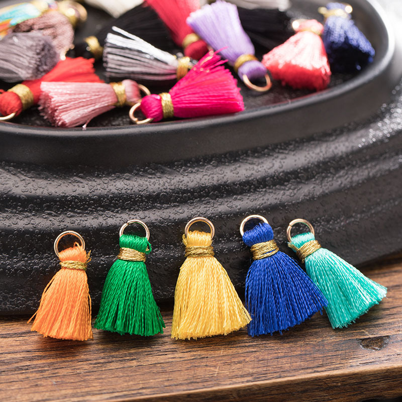 2cm with circled gold tassel rayon tassel tassel bookmark tassel box fan small tassel spikelet