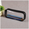 Plastic transparent pencil case PVC with zipper, wholesale