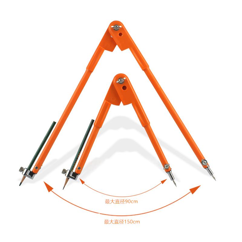 Woodworking round rules professional drawing rounder industrial large metal lines drawing drawing drawing tool 3