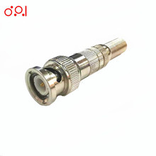 全铜BNC连接器 高清BNC视频连接器免焊Q9头高品质连接器接线式BNC
