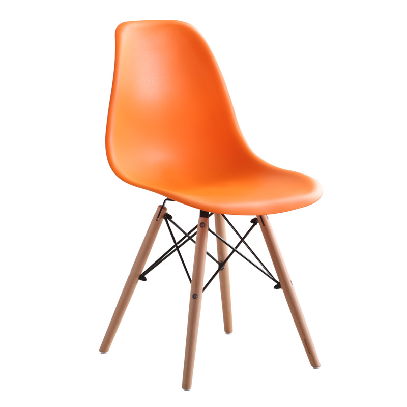 Silla Eames, silla minimalista moderna, taburete, silla de escritorio, silla de comedor nórdica para el hogar, silla con respaldo para oficina, disponible en varios colores