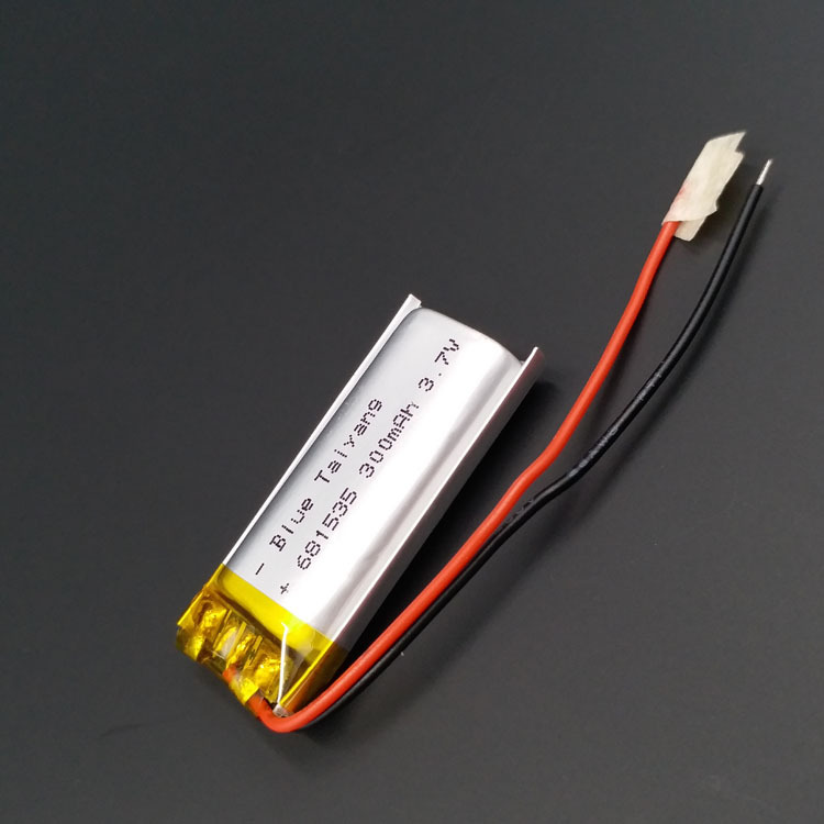 681535 300mah  led灯具巡逻梗录音笔 自拍杆3.7V可充电锂电池