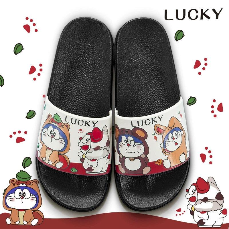 Женские летние Мультяшные милые Мультяшные кошки, креативные модные домашние бани, одежда на открытом воздухе, крутые тапочки для девочек