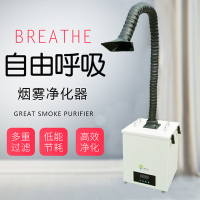 [焊烟净化器移动式排烟吸烟机废气处理环保设备焊锡烟雾净化器工业]