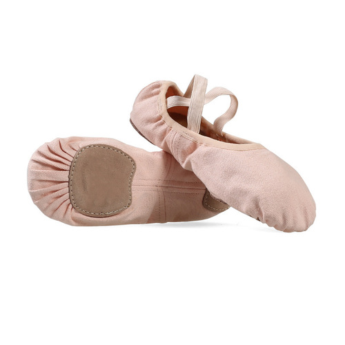 Full stretch cloth dance shoes teacher practice shoes body soft sole ballet adult dance practice cat claw shoes