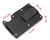 Factory supply carbon fiber card set metal aluminum alloy card bag ABS credit card clip carbon fiber RFID