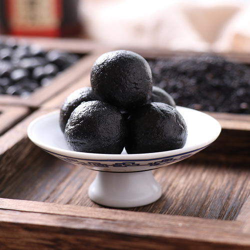 Black sesame, nine steamed, nine sun-dried milk calcium, black sesame pills, handmade red bean barley honey pills, five red pills, drop shipping