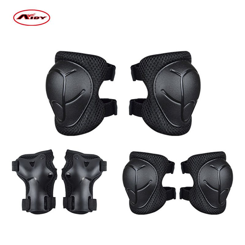 AIDY fuente fábrica de patinaje sobre ruedas para niños equipo de protección equilibrio scooter de coche patinaje deportivo equipo de protección mina traje de seis piezas