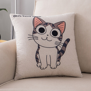 Summer cartoon pillow case gift living room sofa cushion manufacturers wholesale bedside pillow pillowcase production logo