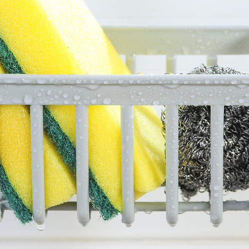 Kitchen storage artifact rust-free faucet storage rack hanging basket sponge drain rack sink storage rack rag rack