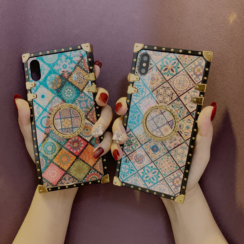 Suitable for iPhone 15 Promax Blu ray Ethnic Style Blue and White Porcelain Apple 14 Anti Drop Tide Brand Phone Case_voghion.com