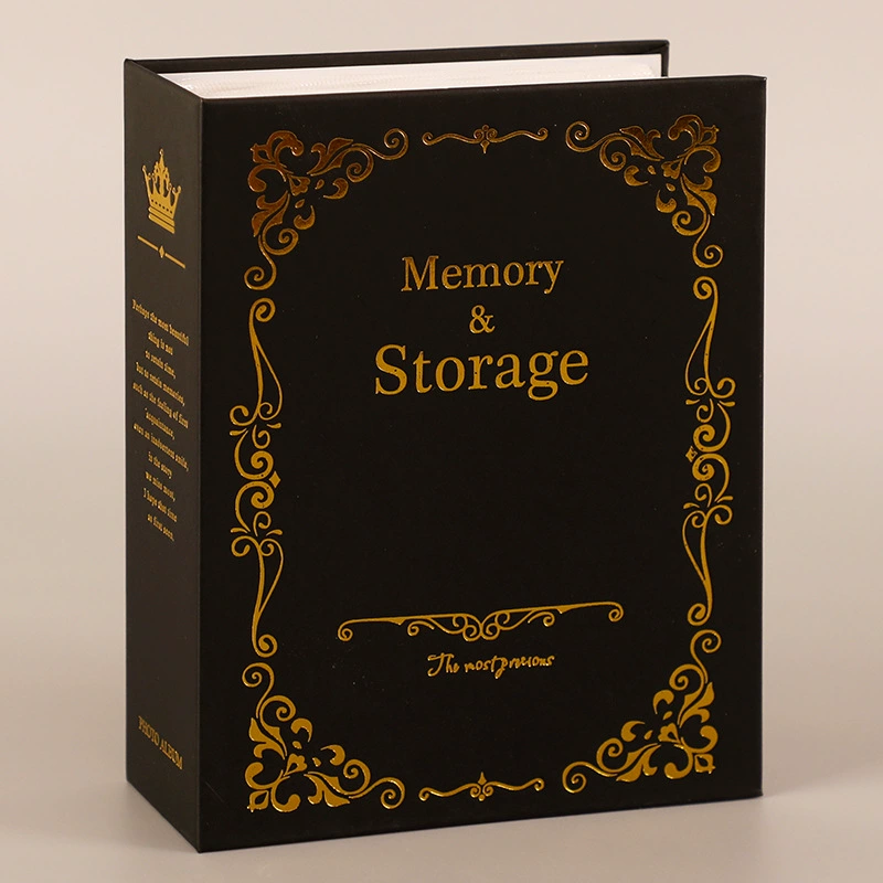 Photo Album Memory & Storage, 6-inch Decorative Photo Storage System, Hardcover Binder