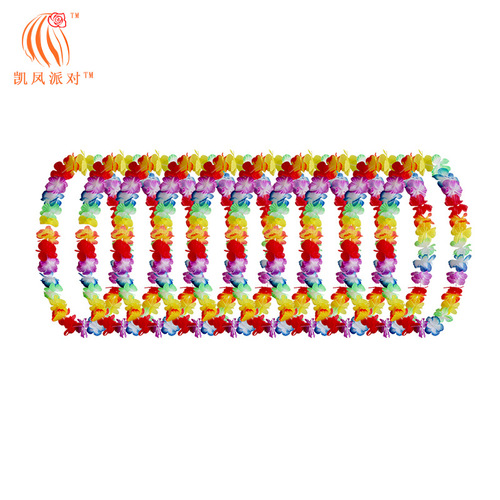 Kai Feng Party Hawaiian Garland Necklace Combo 100PCS Holiday Party Decorations Hula Accessories Set