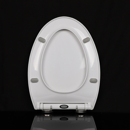 Manufacturer wholesale thin toilet seat cover, thickened seat ring, slow-close PP material bathroom board toilet seat lid
