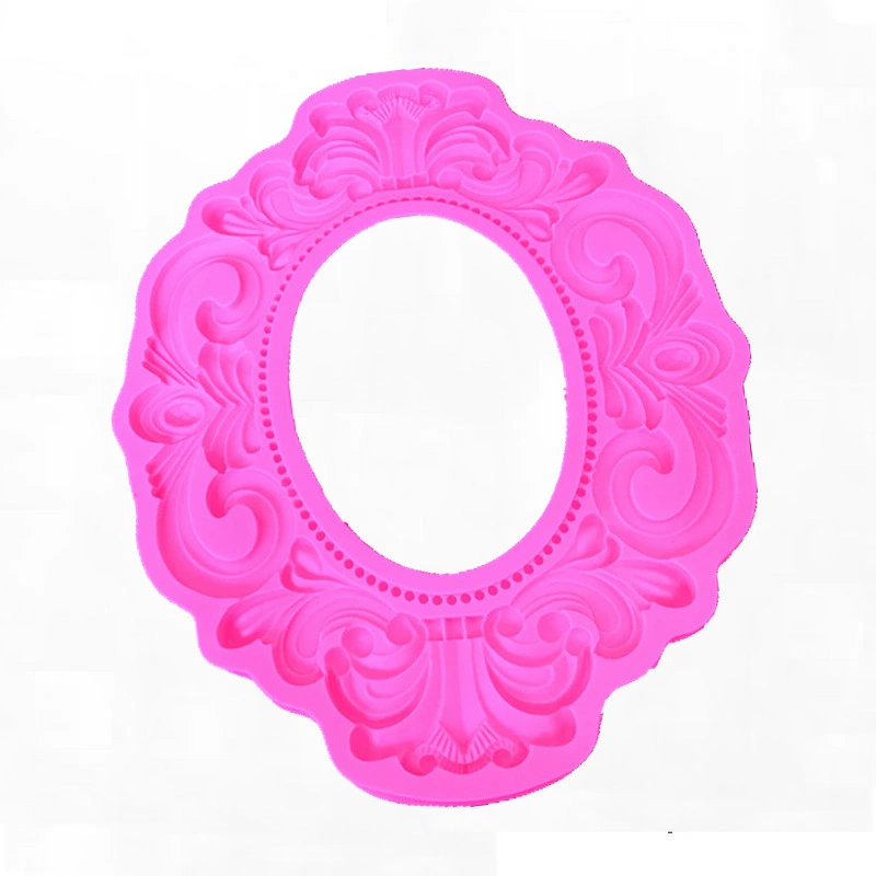  Round silicone mold, fondant, decorations, clay