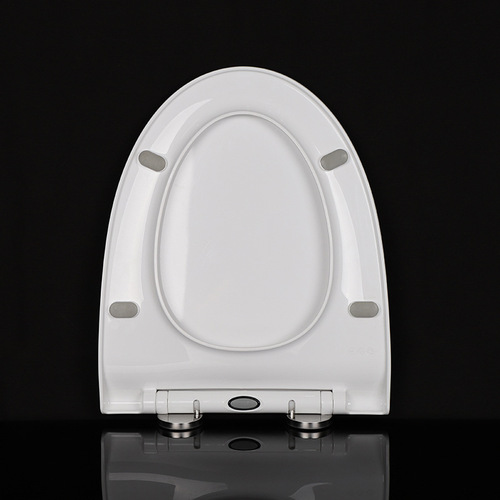 Manufacturer wholesale thin toilet seat cover, thickened seat ring, slow-close PP material bathroom board toilet seat lid