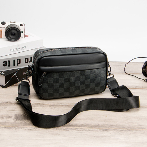 Tislanqi factory direct sales Korean version of trendy sports and leisure men's cross-body bag shoulder bag chest bag waist bag small backpack