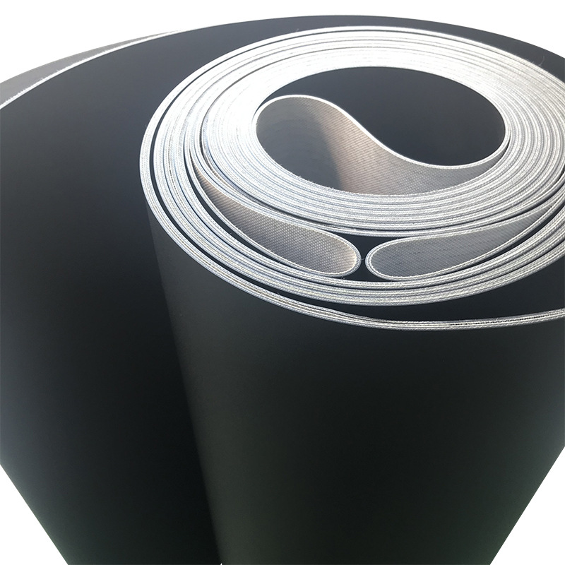 黑色亚光PVC物流输送带厂家供应平面传送带pvc工业输送带