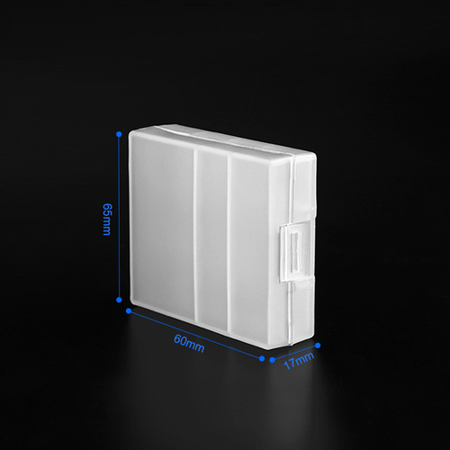 Multiply battery box, 4-cell AA-7 batteries, transparent plastic storage box, storage box factory direct sale