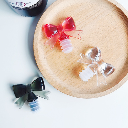 Export to Japan franc franc red wine plug creative girl sealing plug silicone wine bottle anti-leak champagne stopper