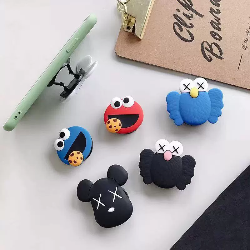 Table cute silicone tubing, adjustable ring, phone holder, folding air bag, soft heel