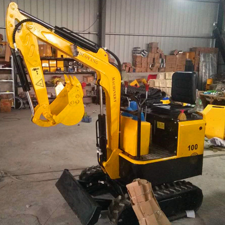 SY-100履带式小型液压挖掘机 迷你挖掘机 推土铲破碎锤挖土机