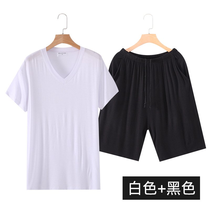 화이트 + 블랙 [브이넥]]