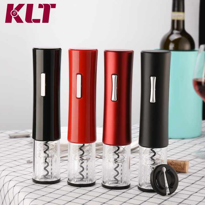 Fábrica imprimible árbol de Navidad patrón de ahorro de mano de obra 4-en-1 vino pourer vacío tapón eléctrico botella de vino abridor traje caja de regalo
