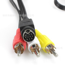 MINI DIN 10PIN SDӾ RCA^l ɏ^ҕl ^