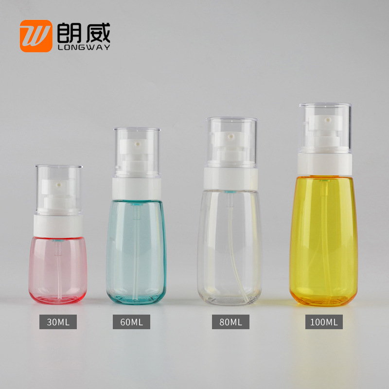 30ml60ml80ml100ml botella de loción PETG botella de limpiador facial desinfectante de manos botella de champú UPG langwei