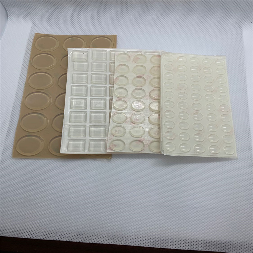 硅胶防撞粒降噪衣橱柜门马桶盖消音静音贴缓冲自粘防滑胶粒防撞垫