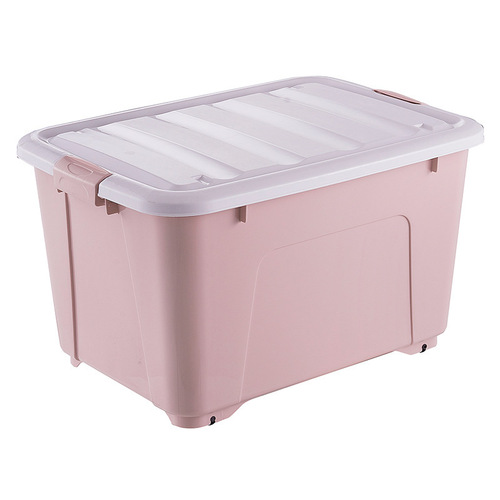 Storage box, plastic extra-large thickened storage box for clothes and quilts, toy storage box, clothing storage box