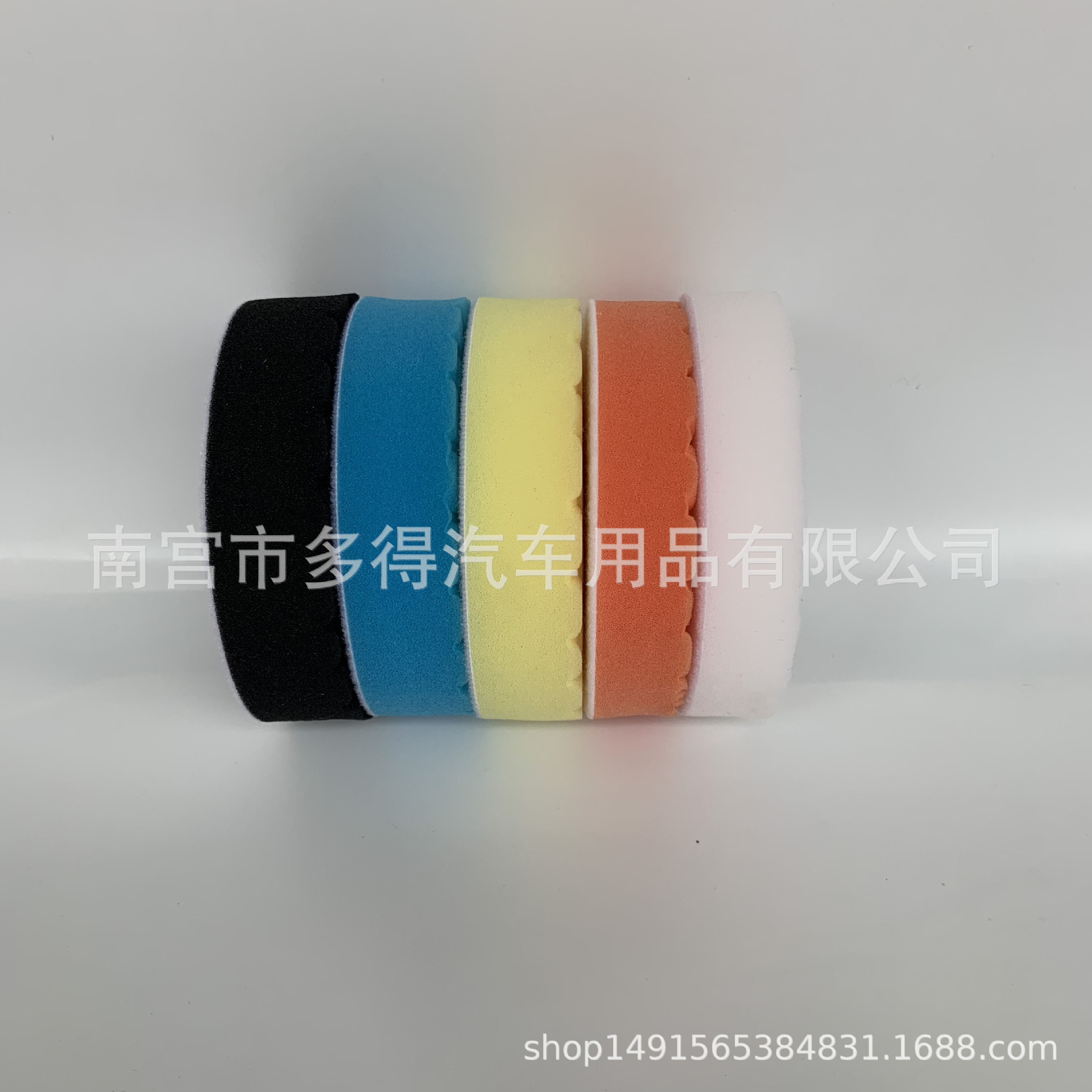 Placa de esponja encerada de pulido de coche transfronterizo indentación hexagonal Disco de pulido de ángulo de diamante Placa de reducción de traje 34567 pulgadas