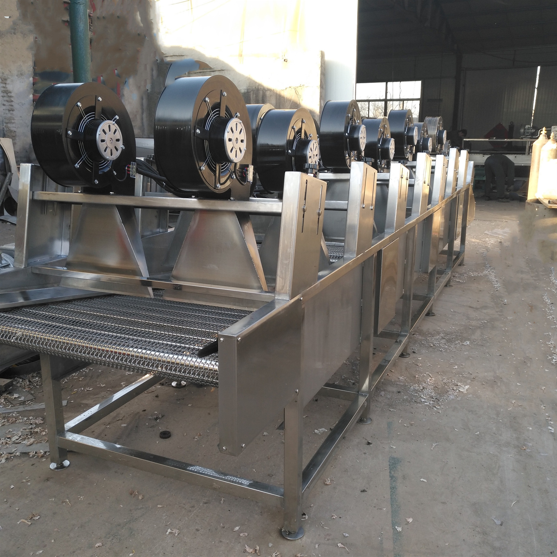 蔬菜水果去水风干机  蔬菜脱水风干机 包装袋平行除水机 网速可调