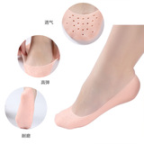 Силиконовые носки-лодочки и чехлы для ног для мужчин и женщин, ступни против трещин, увлажняющие и нежные носки для защиты ног, комплекты против трещин на подошве и пятке, силиконовые чехлы для ног