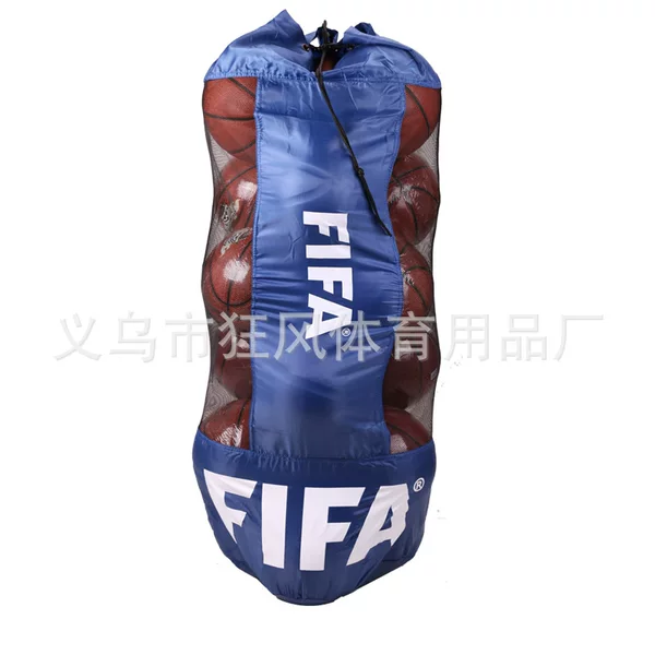 Large Soccer Net Bag Basketball Volleyball Training Equipment Net Bag Large Capacity Storage Ball Bag Thickened Oxford Cloth Ball Bag