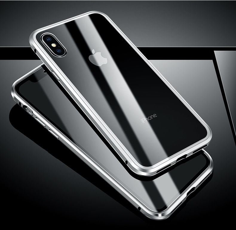 Aplicación transfronteriza iPhone16promax HD vidrio de doble cara SE4 Wanmagnetic King 13pro funda para teléfono móvil Apple 15