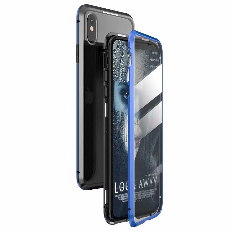 Aplicación transfronteriza iPhone16promax HD vidrio de doble cara SE4 Wanmagnetic King 13pro funda para teléfono móvil Apple 15