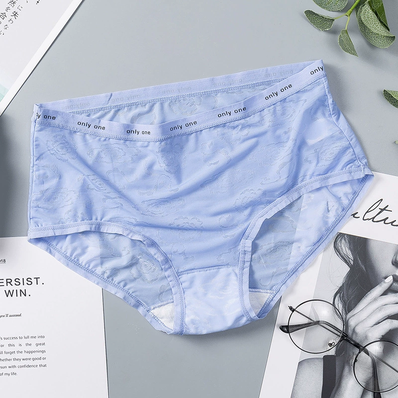 Плавки из шелка Silk sexy comfortable pants, хлопковое нижнее белье, брюки, средняя талия