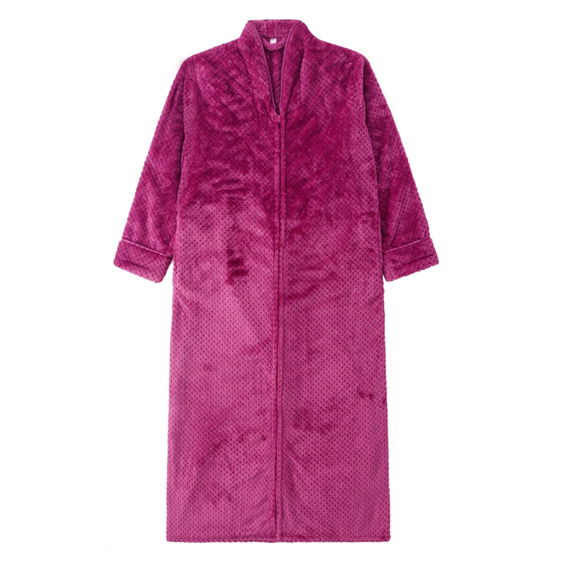 Демисезонное халат, фланелевый бархатный длинный pajamas для любимого, увеличенная толщина