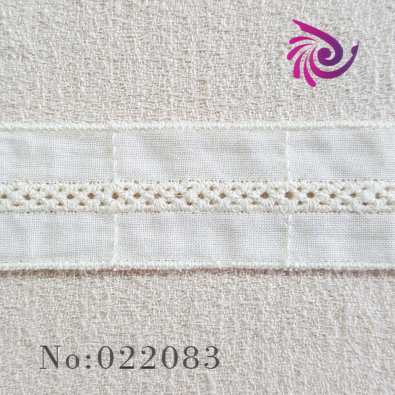 2.2cm 水溶花边米色条码小花边 家居沙发软饰辅料 DIY手工面料