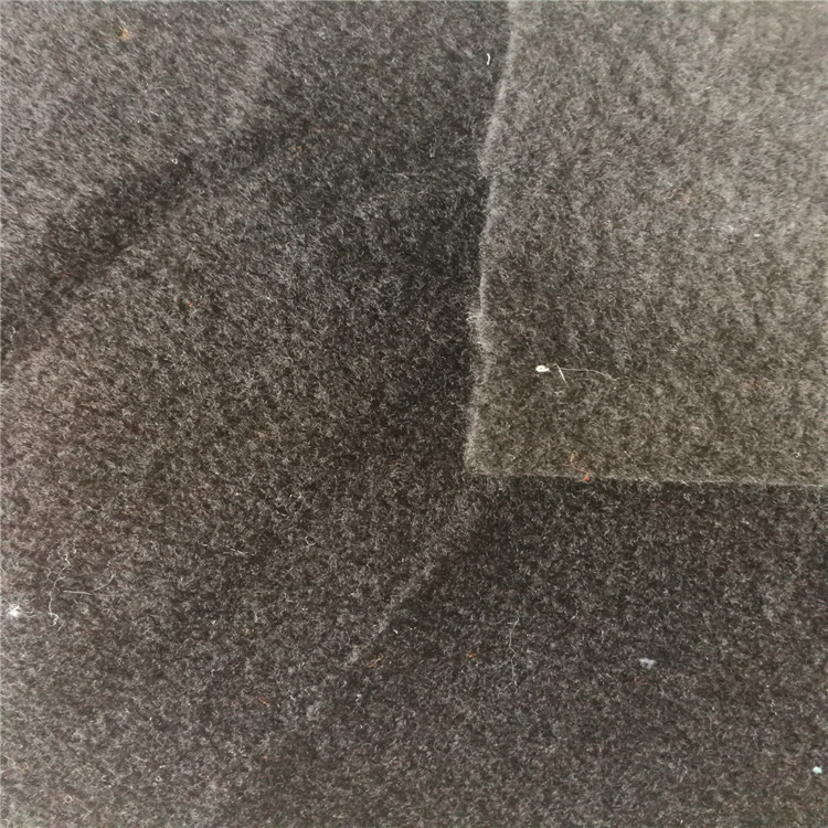 涤纶长丝双刷单摇摇粒绒，保暖服装拉绒面料